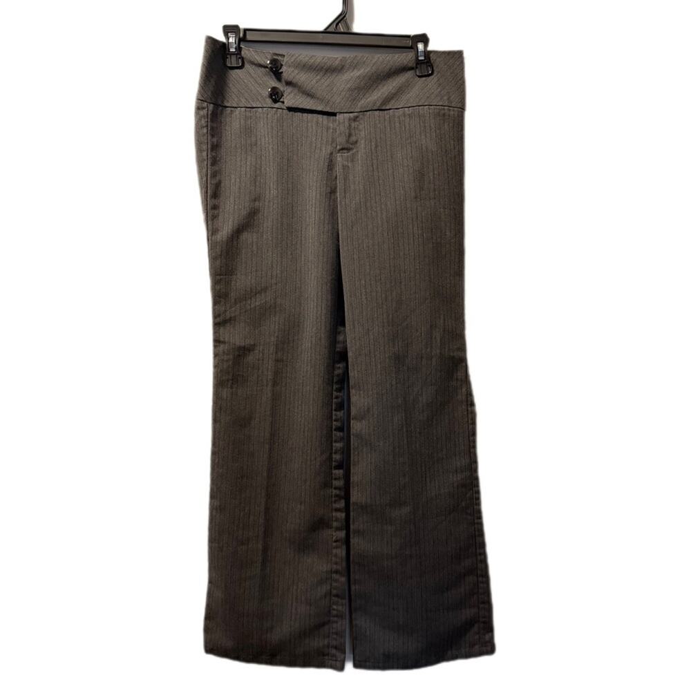 Three Hearts Juniors grey wide leg trousers striped grey